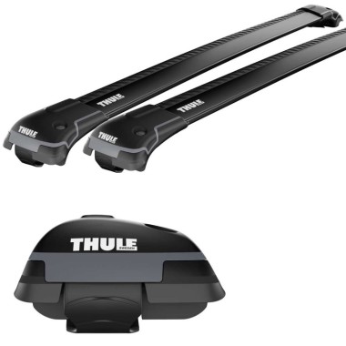 Багажник на рейлинги Thule WingBar Edge 9582 Black | Thule 958220 для Kia Soul I (2008-2013) бренд – Thule главное фото
